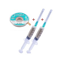 Goot Wick Cp-2015 Örgülü Lehim Sökme Teli 3,5 Mm X 1,5 Mt Fluk Lehim Toplama Set05