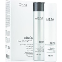 Okay Professionnel Color Refreshing System Gümüş Şampuan & Krem Set