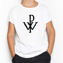 Powerwolf Logo Design Beyaz Çocuk Tişört