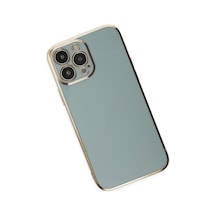 Apple iPhone  Uyumlu-  14 Pro Kılıf Volet Silikon - Açık Yeşil