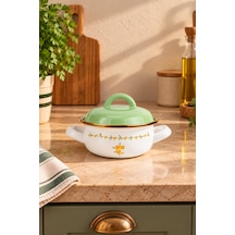Bernardo Almera Emaye Mini Pot 12 Cm Siyah