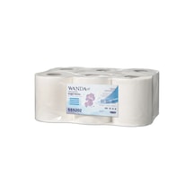 Sensörlü Hareketli Kağıt Havlu 6'lı Paket 3 Kg - 2 Katlı, 21cm Yaprak Eni - 50m Rulo