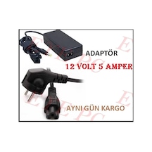 12 Volt 5 Amper Adaptör Şarj Adaptörü 12 V 5Amper