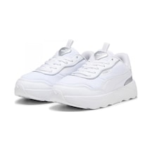 Puma Runtamed Platform Metallics 393375 02 Kadın Yürüyüş Ve Koşu Ayakkabısı Beyaz Gümüş 36-40 001