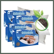 Bezos Bonie 4adet Kara Buğday Yastığı Gürültüsüz Uyku Yastığı 50x70cm Bzstk Çok Renkli