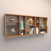 Rafkestir Antissa Duvar Rafı Bambu ( Parlak )