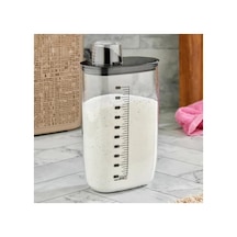 Kendinden Ölçekli Vakum Kapaklı Deterjan Saklama Kabı, 2100 Ml Kapasite 0