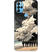 General Mobile Discovery Gm21 Pro Uyumlu Askerler Ve Duman Desenli Silikon Kılıf