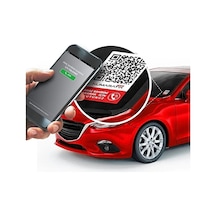 5 Adet Numaratik Qr Okuyucu Hatalı Park Cam Etiketi Sticker Numaranız Görünmez