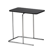 Metal Yan Sehpa, Siyah Renk Meridyendukkan 50x30 Cm Koltuk Yanı Sehpa