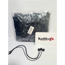 Siyah Kilitli Etiket Ipi 1.000 Adet Kdf001, One Size