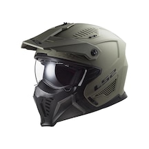 Ls2 Drıfter Mat Olıve Yeşil Kask Mat Olıve
