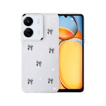 Newface - 331 - Xiaomi Redmi 13c Fiyonk Desenli Kapak - - Novapazr - Desen 8 Diğer