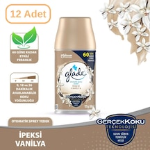 Glade Automatic Spray Yedek İpeksi Vanilya Kokusu 12 Adet X 269 Ml 60 Gün Etkili vanilya