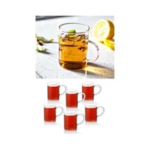 6 Adet Borosilikat Dayanıklı Termisil Cam Kupa Bardak