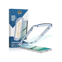 Galaxy S25 Serisi İle Uyumlu Easyfit Glass Kolay Uygulama Aparatlı Ekran Koruyucu Temperli Cam Galaxy S25 Ultra