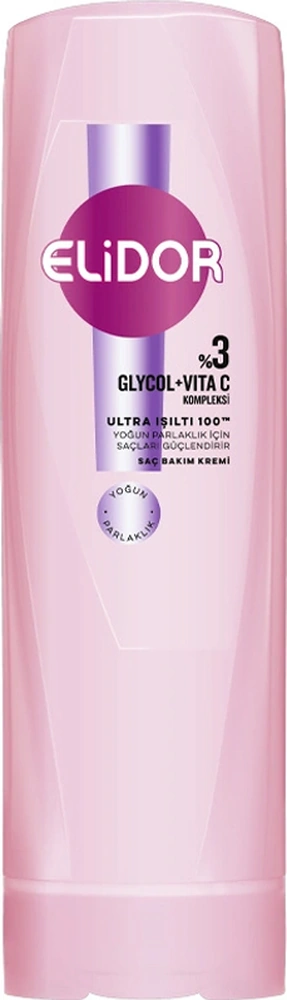 Elidor Glycol + Vita C Ultra Işıltı 100 Saç Bakım Kremi 350 Ml Elidor Glycol + Vita C Ultra Işıltı 100 Saç Bakım Kremi 350 Ml
