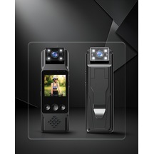 Mini Kamera 180 Dönebilen Lens 1080p Tft Ekranlı