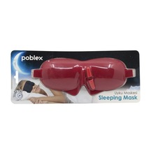 Poblex 3d Uyku Maskesi Kırmızı + Kulak Tıkacı