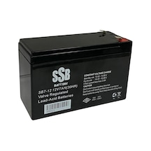 Ssb 12 Volt 7 Amper Akü 151x65x94 Mm 2.06 Kg