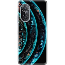 Huawei Nova 9 Se Kılıf Silikon Desen Planets 1703 Siyah