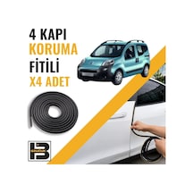 Citroen Nemo Kapı Koruma Fitili-4 Kapı-siyah-bm2448