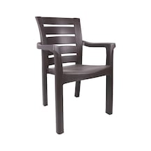 Mandella Ela Kutu Bacaklı Koltuk C Modeli Kahverengi