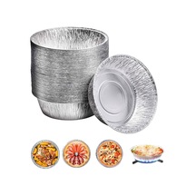 Dofolink Hava Fritözü İçin 9 İnç Yuvarlak Alüminyum Folyo Tabak - 50 Adet, Yüksek Isı Dayanıklı, Fda Onaylı, Pişirme/grill İçin Ev Kullanıma Uygun Gümüş