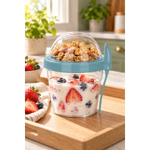 Emilahome Baby "n"take'n Go 500 Ml Beslenme Kabı &yoğurt Kabı & Mama Kabı Turkuaz - 867622801 Turkuaz