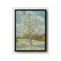 Van Gogh Van Gogh Pembe Şeftali Ağacı Çerçevesiz Poster 21x30 Cm A4 Tablo Van Gogh Post Empresyonizm