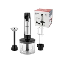 Multi Turbo El Blender Seti Ayarlanabilir Kademe Hız 700ml Hazne Shb-3181