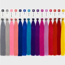 Renkli Gerçek Boncuk Kaynak / Mor / 10 Adet - Qhdh-899147 Çok Renkli