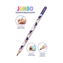Kuromi Jumbo Kurşun Kalem 1 Adet Fatih Üçgen Başlangıç Kalemi Siyah İlk Kalemim Jumbo Kalın Kalem Kolay Tutuş Çok Renkli