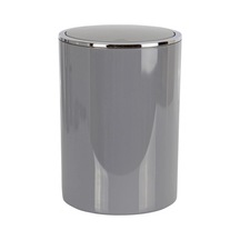 Ansan Ans E35-07 Lenox Plastik Gri Çöp Kovası 6 L 18,5 X 25,5 Cm Gri