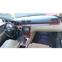 Volkswagen Passat B6 Torpido, Konsol, Trim, Göğüs Kaplama Set Maun Renk Özel Dizayn