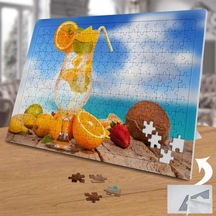 Meyveli Yaz Kokteyli 240 Parça Puzzle Yapboz Tablo-3
