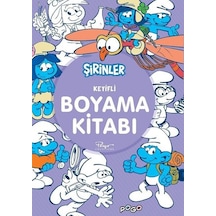 Şirinler-Keyifli Boyama Kitabı - Pierre Culliford - Pogo