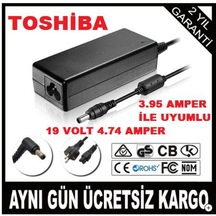 Toshiba Notebook Adaptör Standart 5.5X2.5 19 Volt 4,74 Amper Şarj