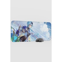 Eula Genshin Impact Anime Gacha V1 - 70x30 Xl Gaming Mouse Pad Fare Altlığı