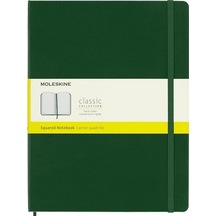 Moleskine Sert Kapak Defter Mersin Yeşili Kareli - 19x25 - 9124
