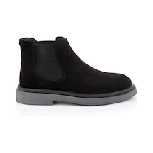 Bambi Siyah Hakiki Deri Erkek Bot & Bootie E02089000102 Siyah