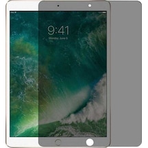 Apple Uyumlu iPad 10.2 (8.Nesil) Zore Tablet Hayalet Temperli Cam Ekran Koruyucu-Siyah Siyah