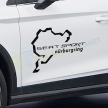 Seat Sport Nürburgring Oto Sticker Leon Ibiza Etiket Yapıştırma