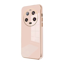 Xiaomi Mi 14 Ultra Uyumlu Kılıf Volet Silikon - Pembe