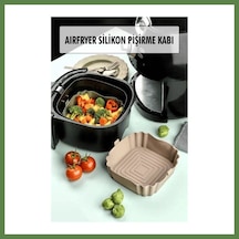 Bezos Bütün Airfryer'lere Uyumlu Vizon Silikon Pişirme Kabı Hb006