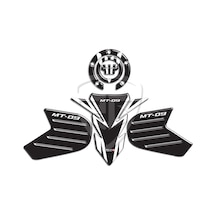 Yamaha Mt 09 Tank Pad Depo Kapak Pad Yan Pad Komple Set Beyaz Siy