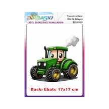 Traktör Ütü İle Yapışan Tişört Tekstil Baskı 2953
