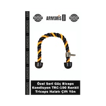 Özel Seri Güç Biceps Kondisyon Trc-100 Renkli Triceps Halatı Çift Yön