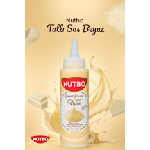 Nutbo Tatlı Sos Beyaz- Waffle& Krep& Pankek& Churros& San Sebastian& Kruvasan& Dondurma Sos 330 Gr
