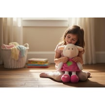 Pl5016 40 Cm Elbiseli Kuzu Beyaz